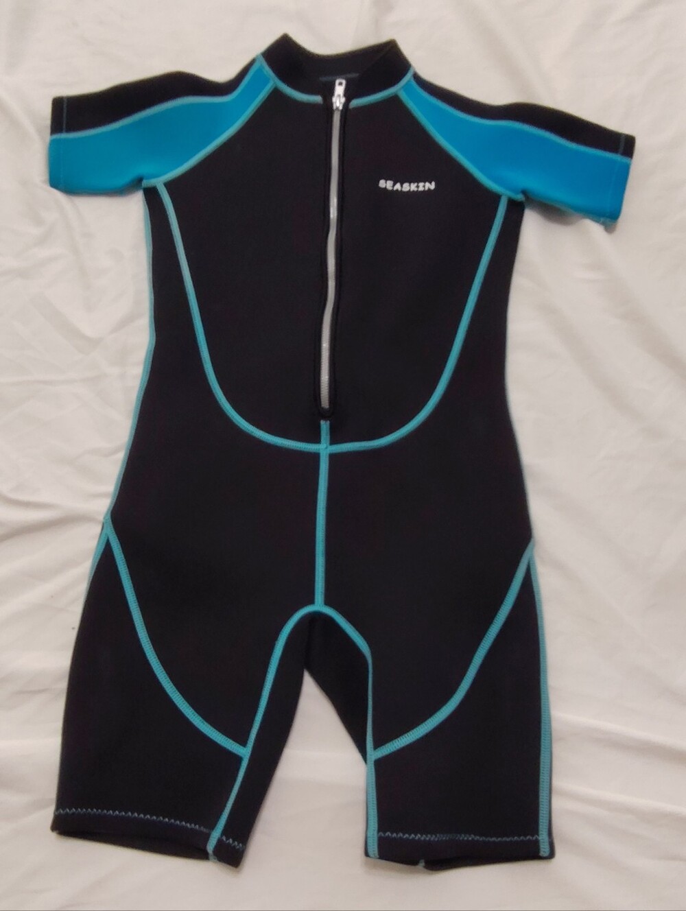 SeaSkin Shorty Wetsuit, Diving, Scuba, Snorkeling, Surfing Spring Suit Size 12